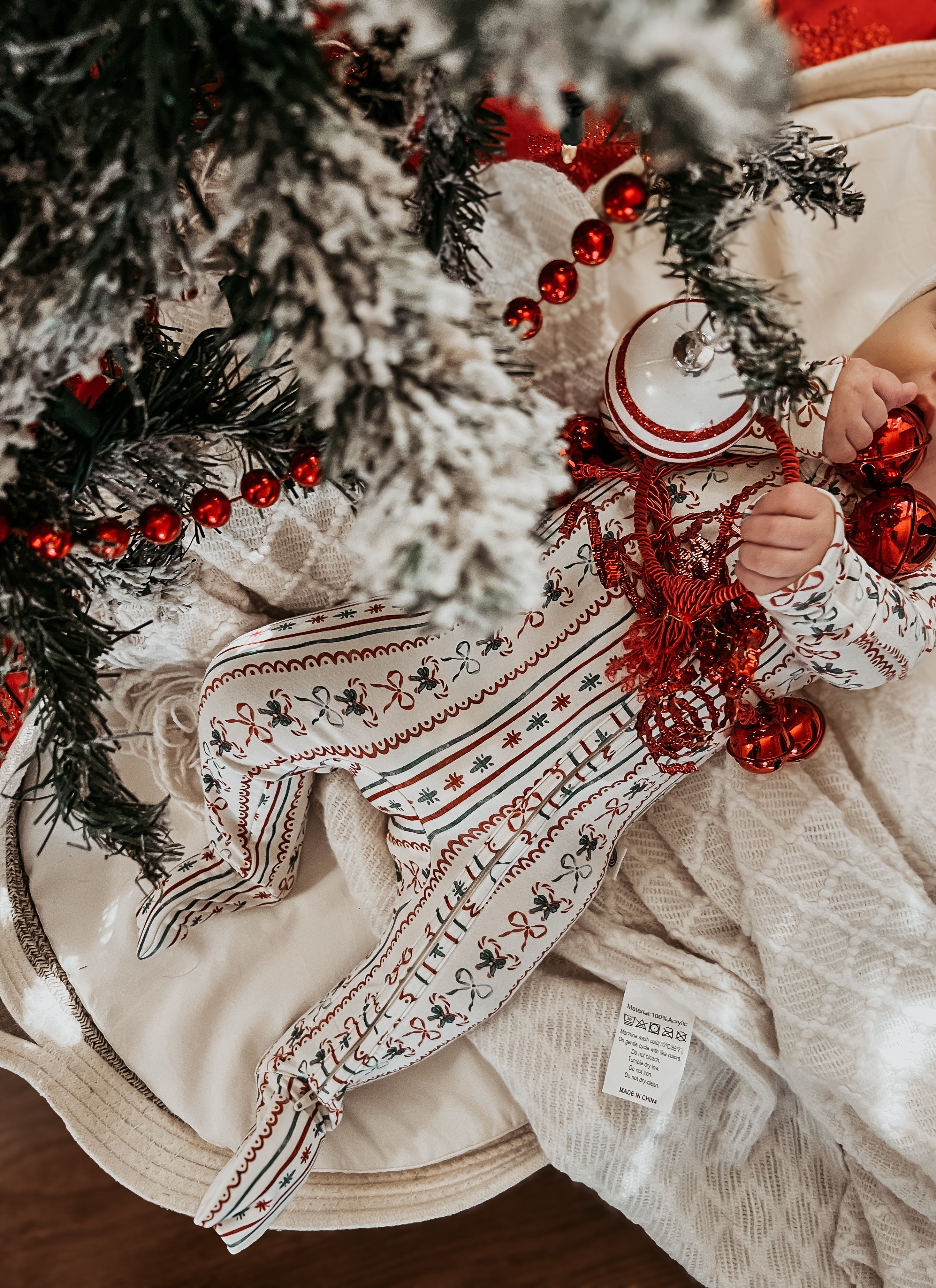 Candy Cane Lane Bamboo Zippy Pajamas