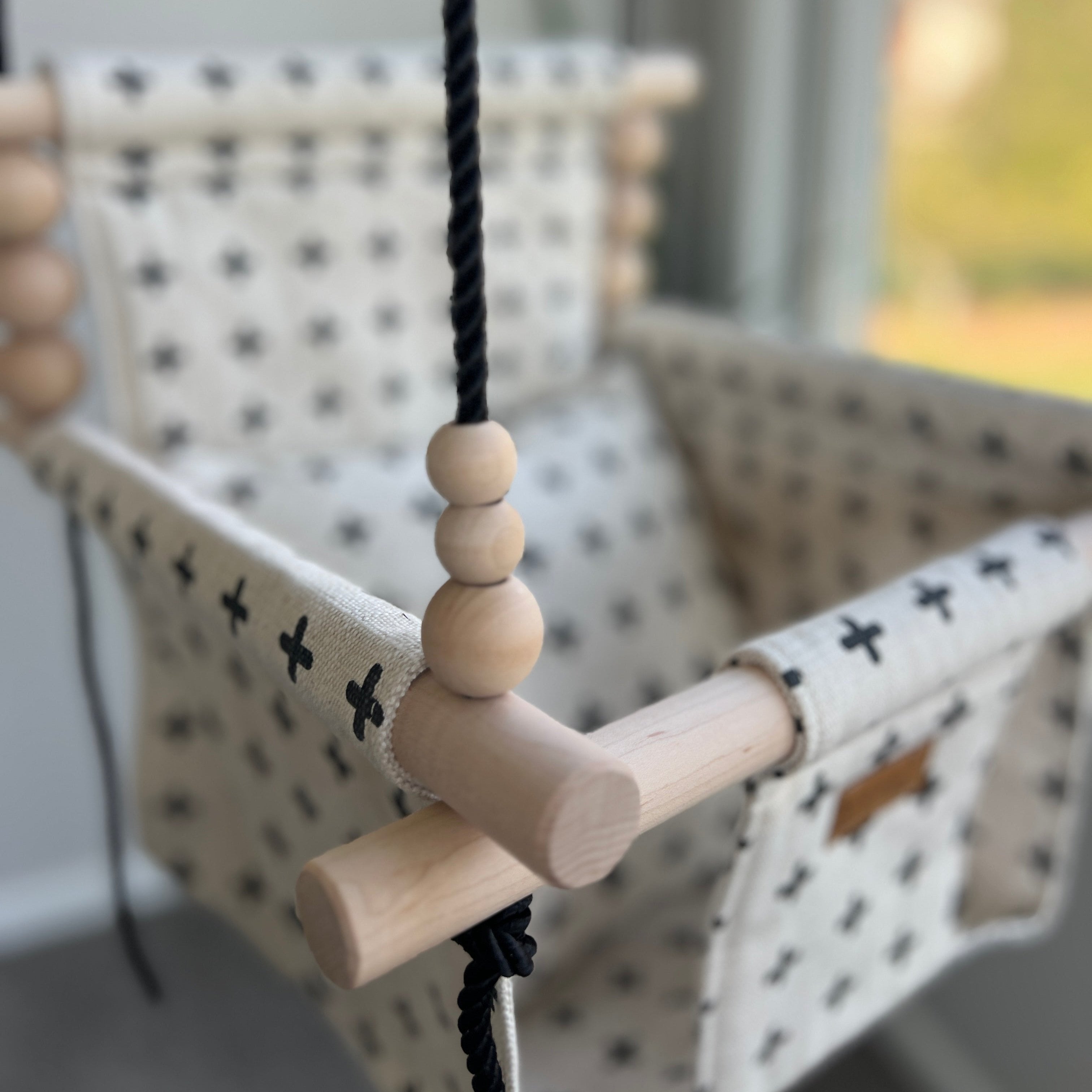 Swiss Cross Oatmeal And Black- Indoor