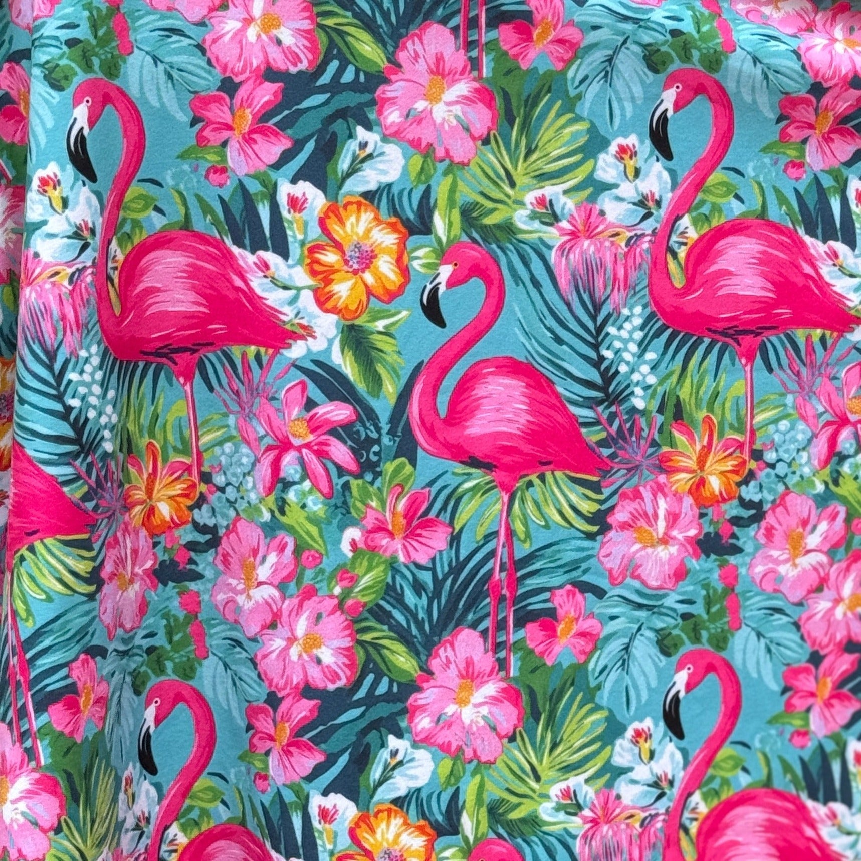 Flamingo Summer Twirl Dress