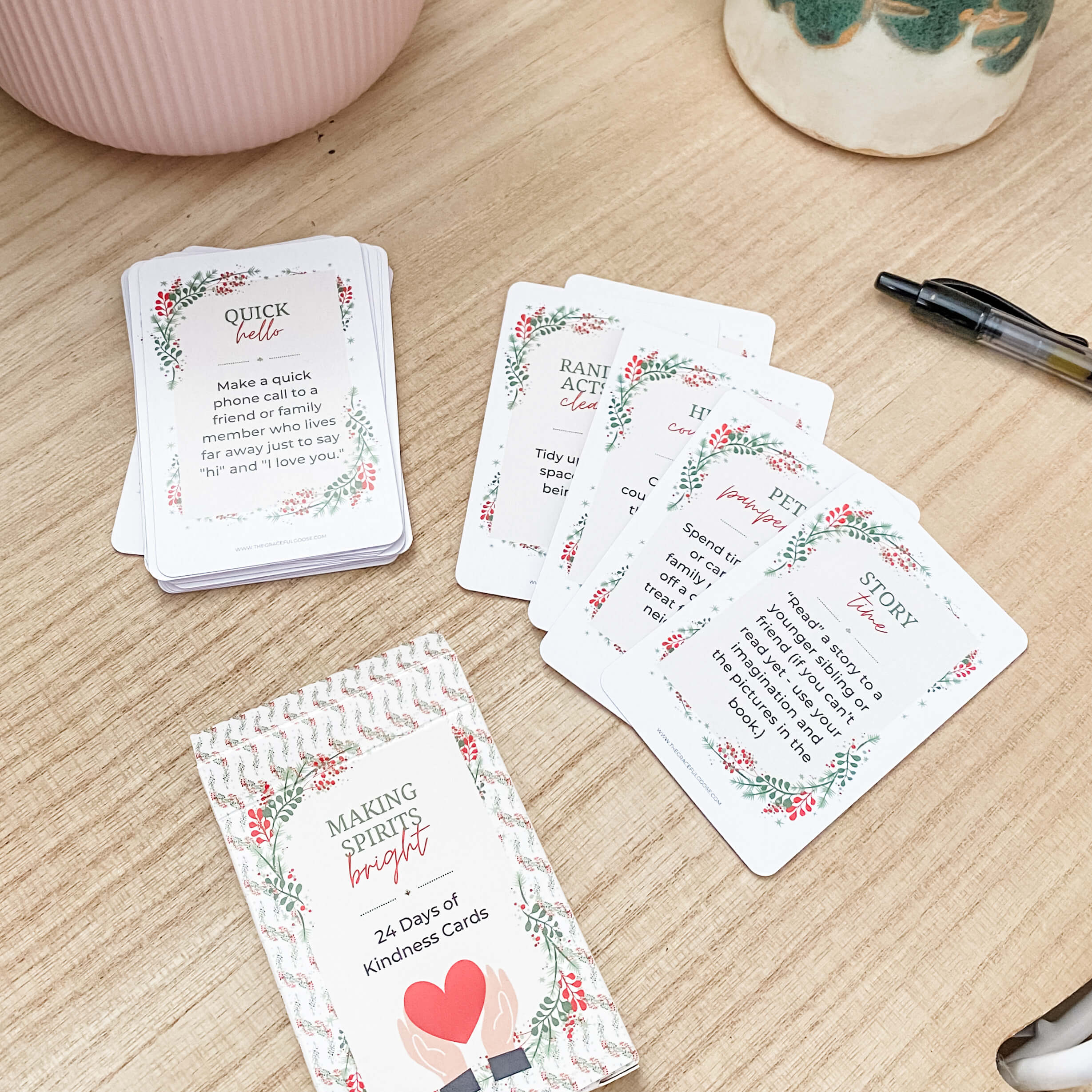 25 Days Of Kindness Cards