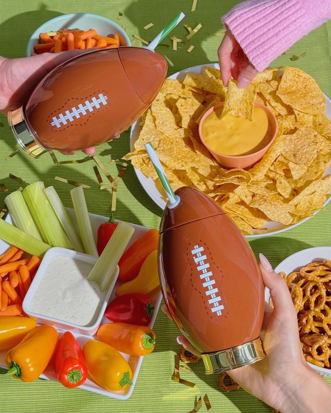 Football Novelty Sipper (single, 6, Or 12)