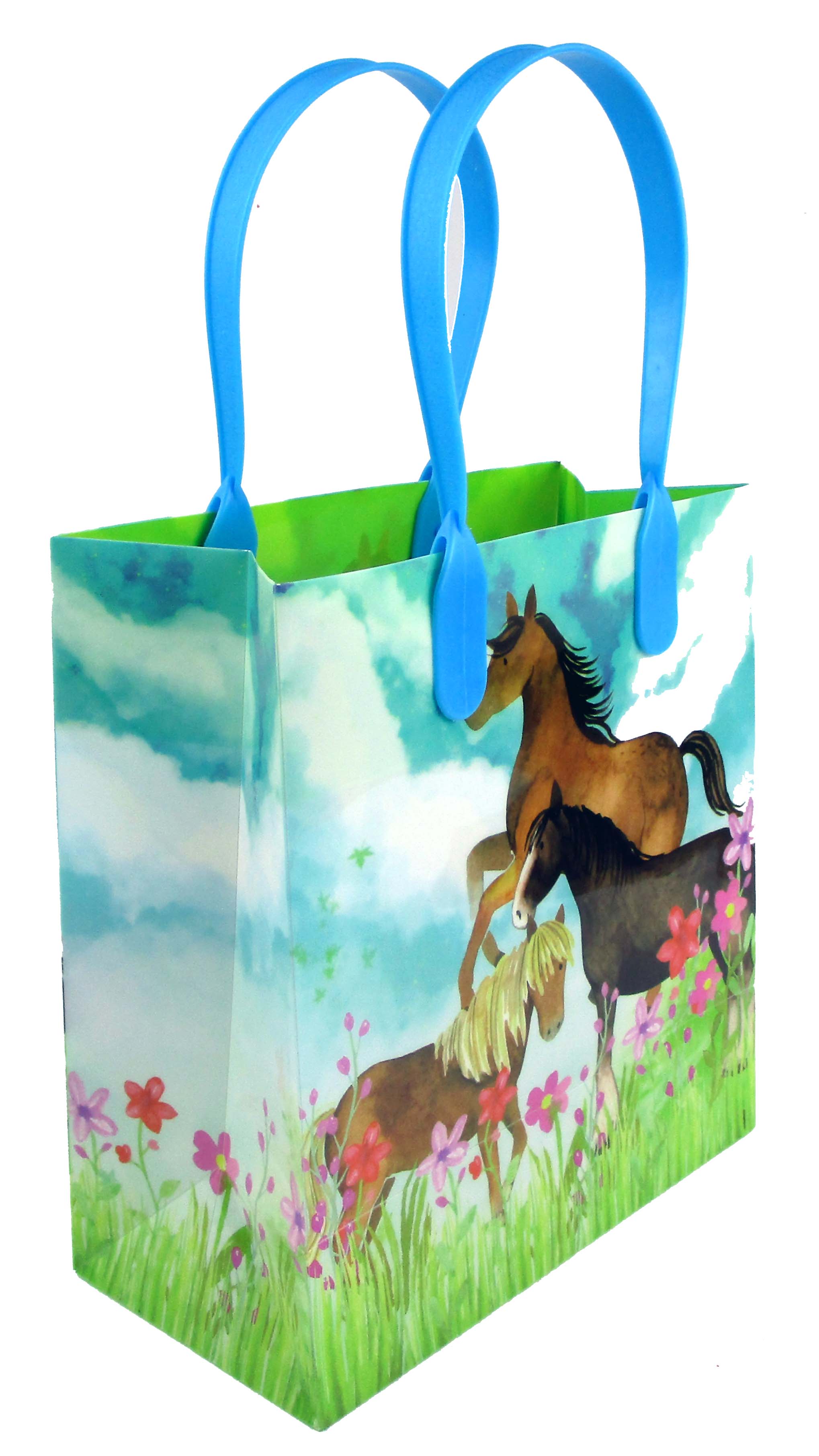 Horse And Pony Themed Party Favor Treat Bags - Set Of 6 Or 12