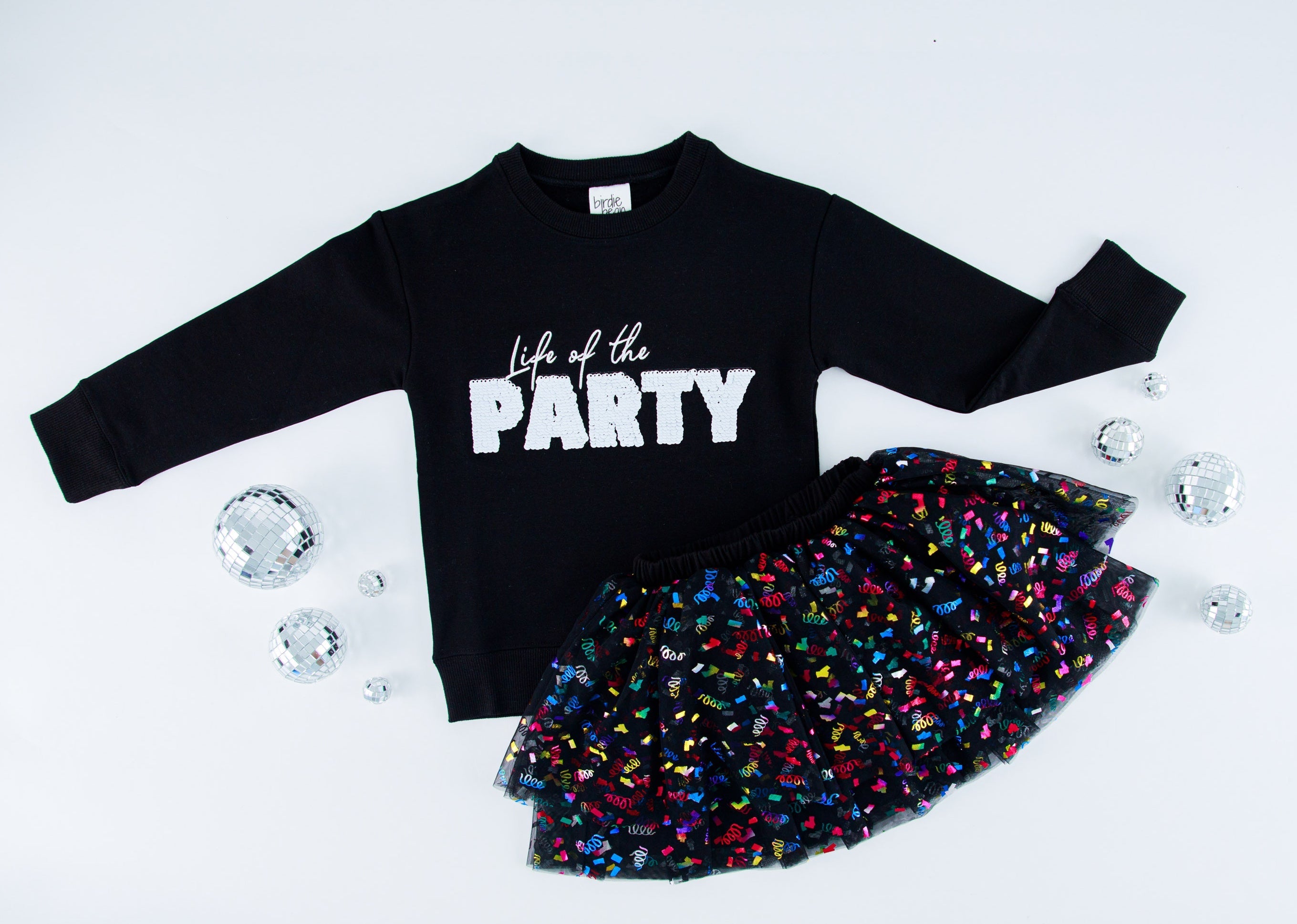 Life Of The Party Sequin Crewneck Sweatshirt