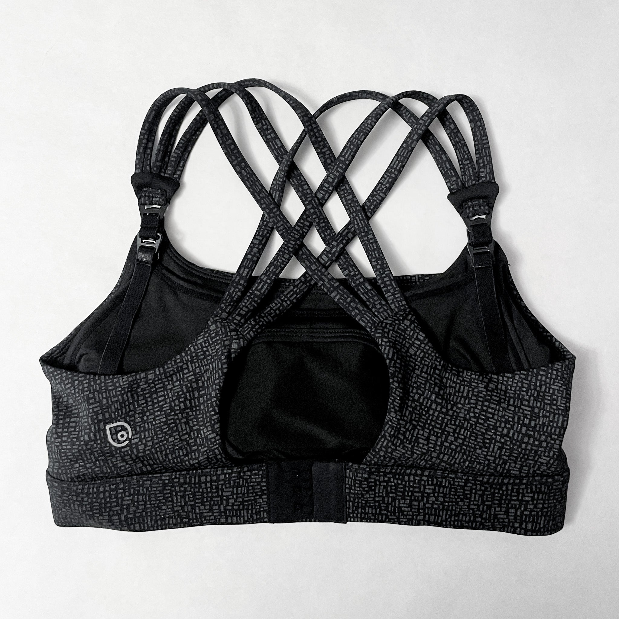 Chloé 4 Running Nursing & Pumping Sports Bra (black Shimmer)