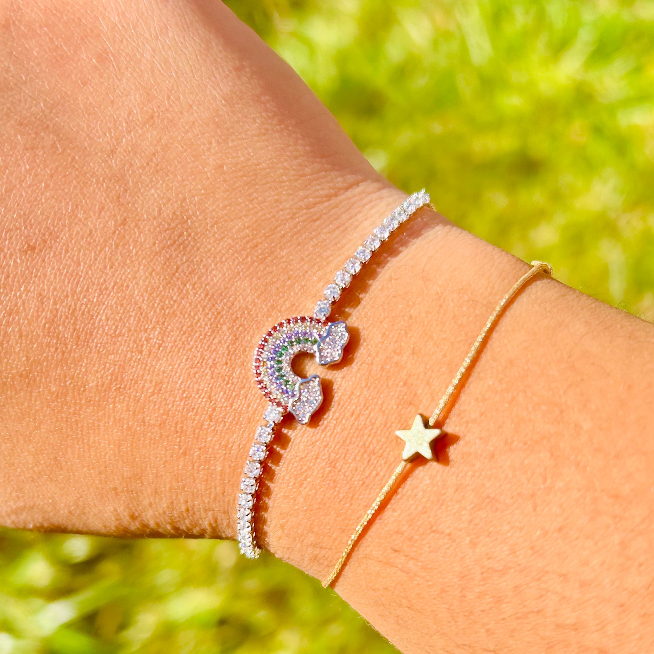 Icy Rainbow Bracelet