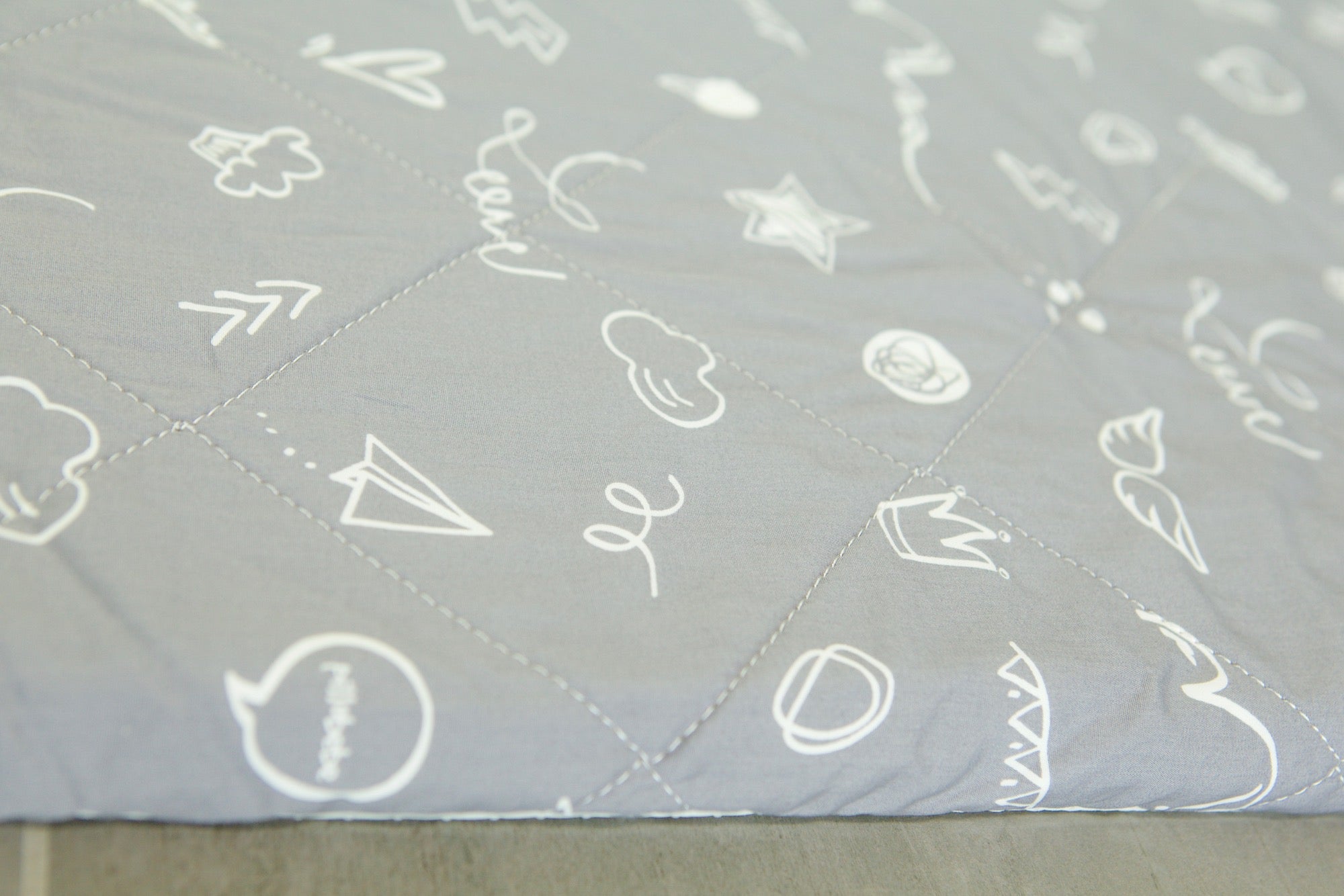 Corkimat® Comfy - Love Gray Organic