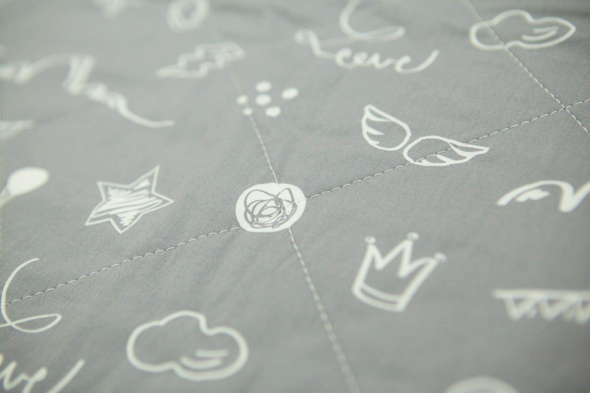 Corkimat® Comfy - Love Gray Organic