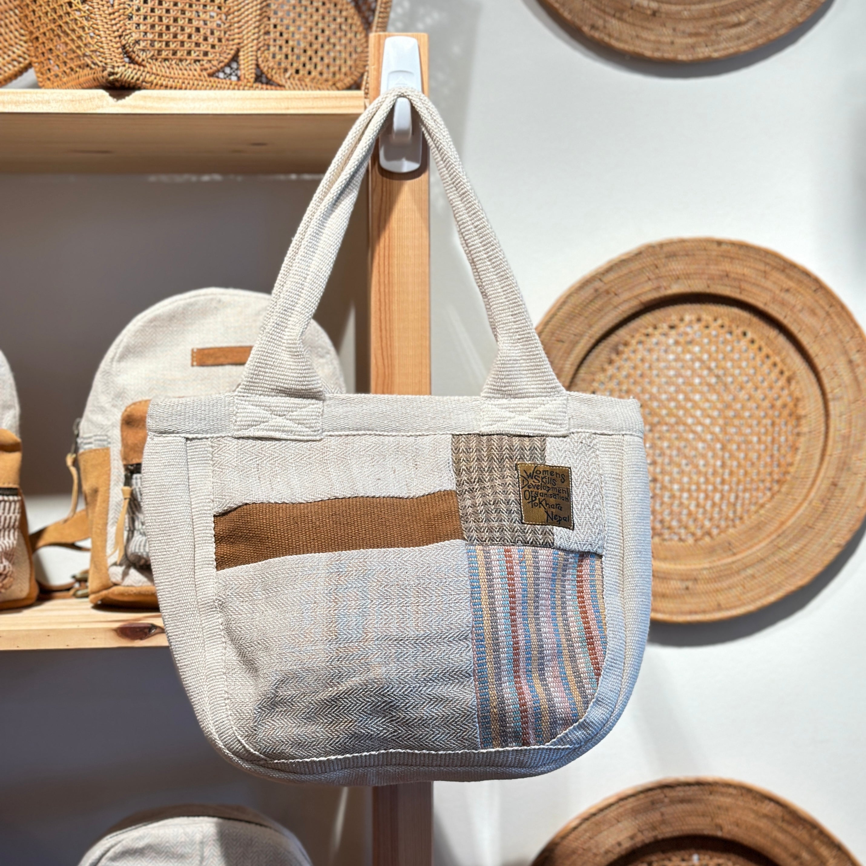 Fair Trade Wsdo Allo Moon Medium Tote Bag