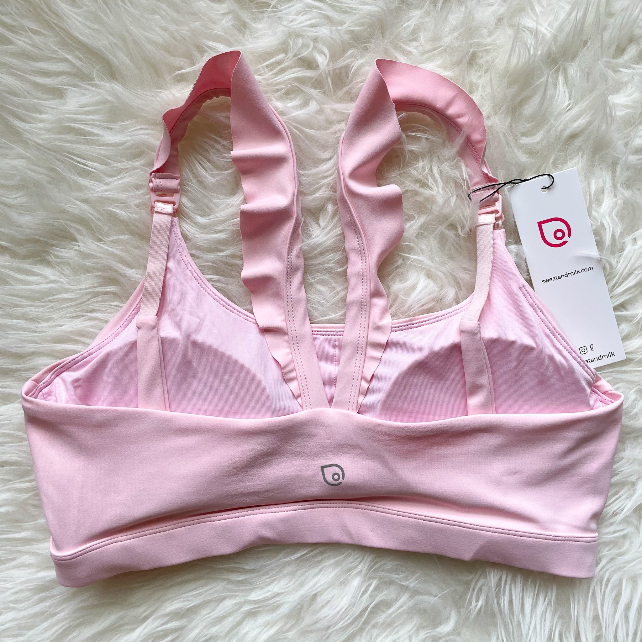 Madison - Medium Support Nursing Sport Bra (blush Pink)