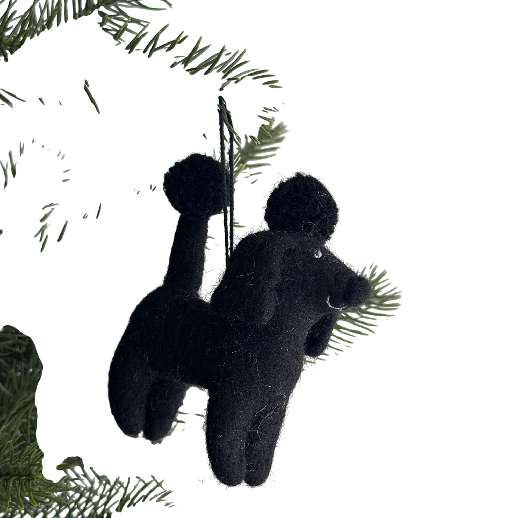 Felt Ornament - Poodle Ornament