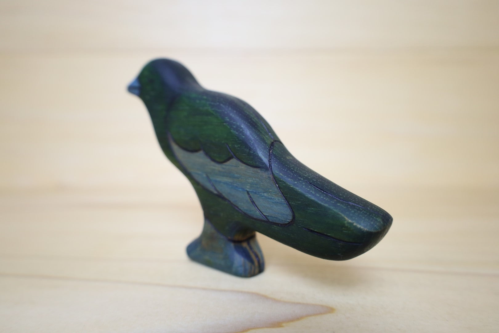 Wooden Raven Toy