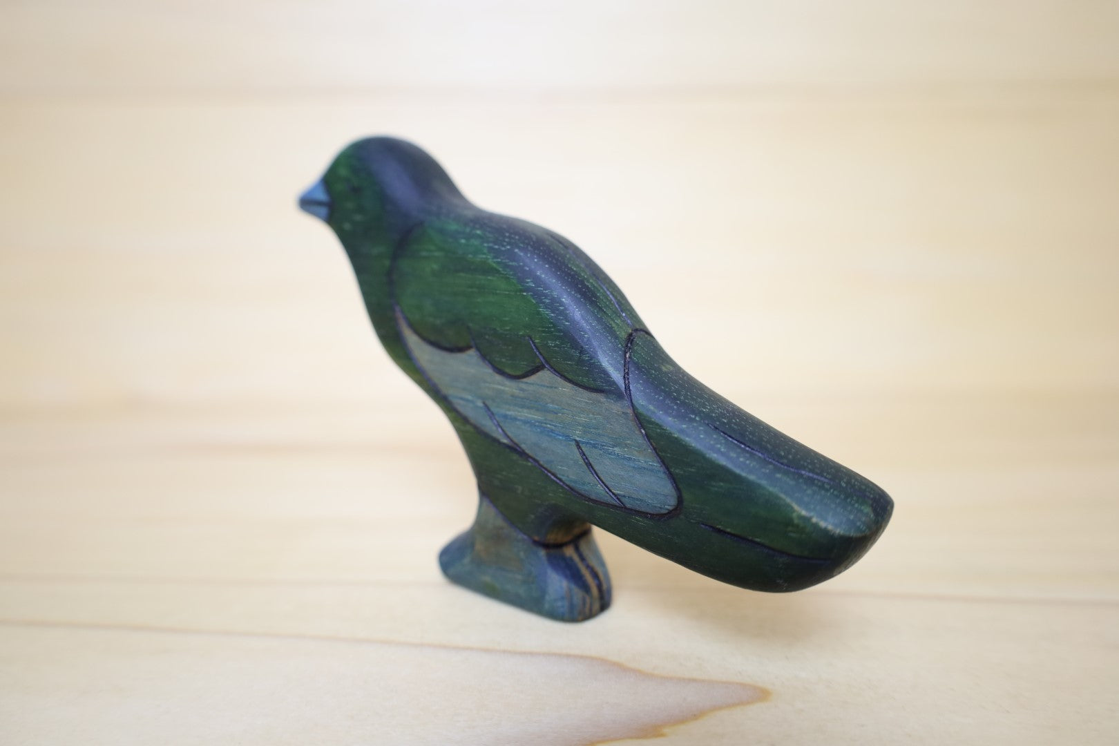 Wooden Raven Toy