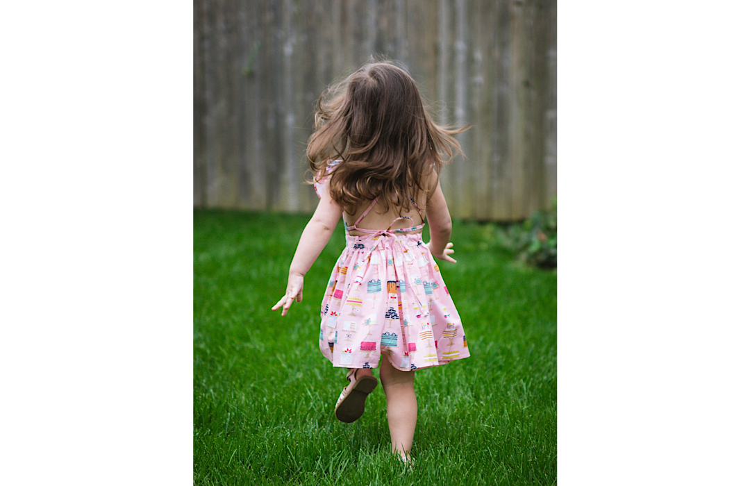 Ruffle Sleeve Dress In Cakes