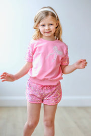 Sparkle Sport Set ~ Pink Bow