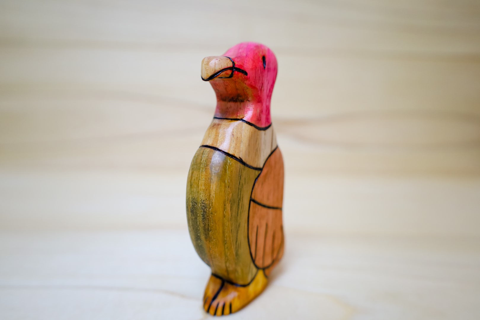 Wooden Vulture Toy