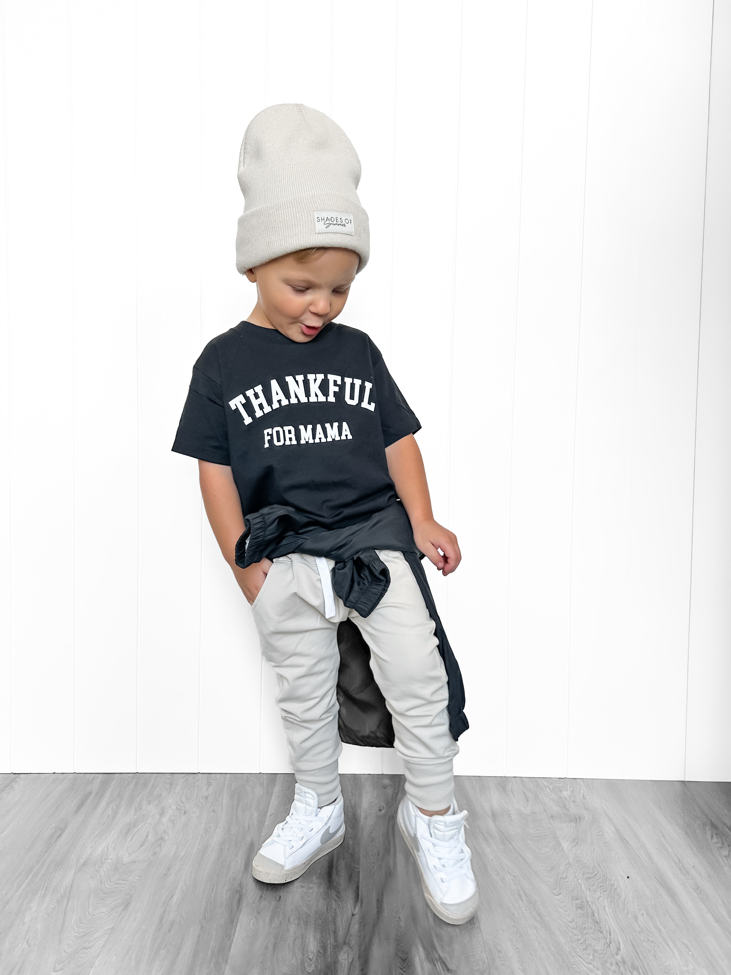 Thankful For Mama Varsity Tee