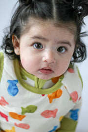 My First Snack Sleep Sack | Cozy Zip-up Baby Wearable Blanket |