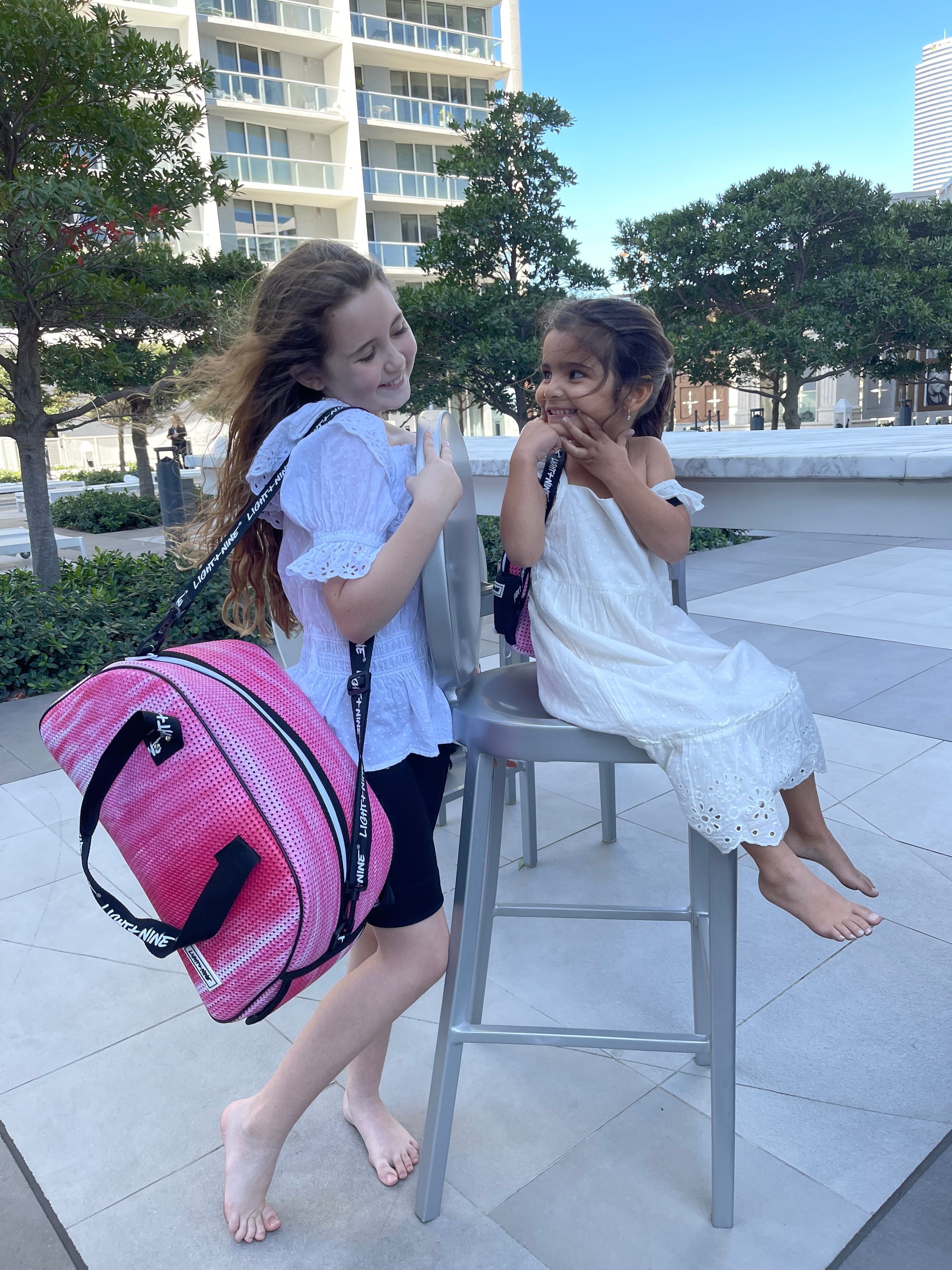 Duffy Bag Pink Tie Dye With Cool Nimix