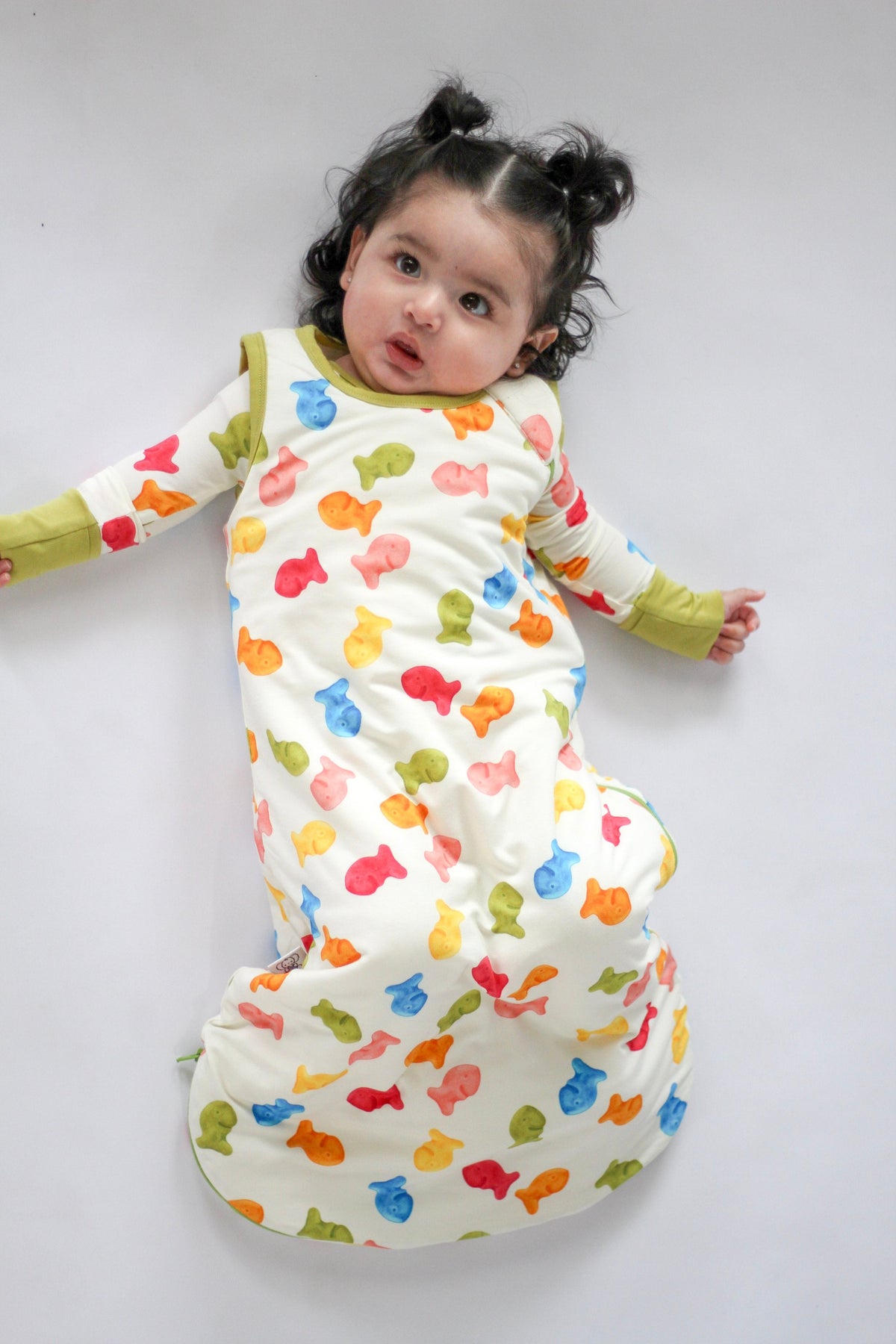 My First Snack Sleep Sack | Cozy Zip-up Baby Wearable Blanket |