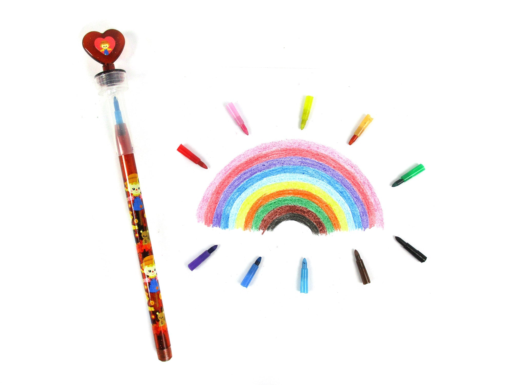 Autumn Harvest Stackable Crayon With Stamper Topper