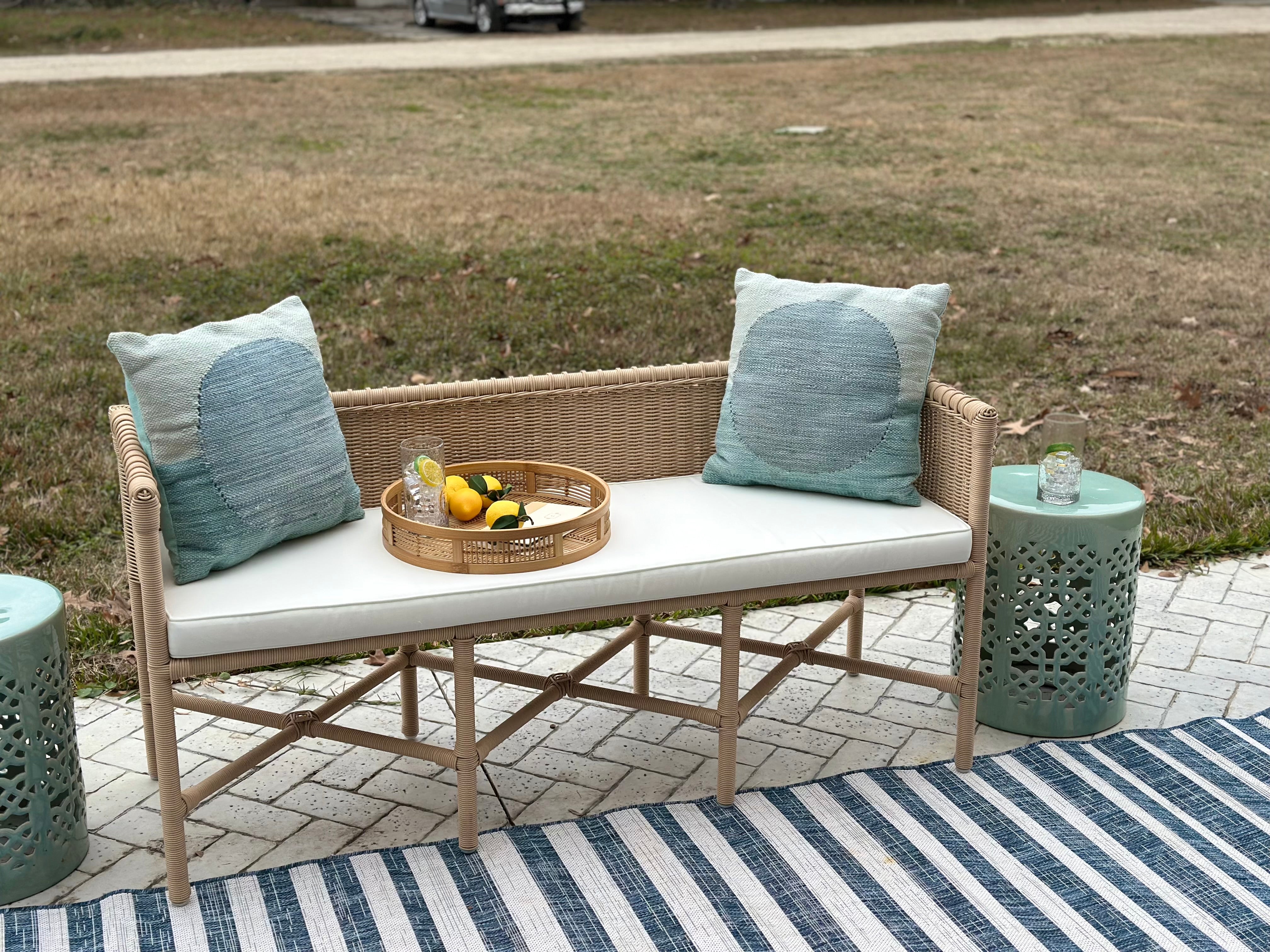 Atlantic Outdoor Bench - Light Dune