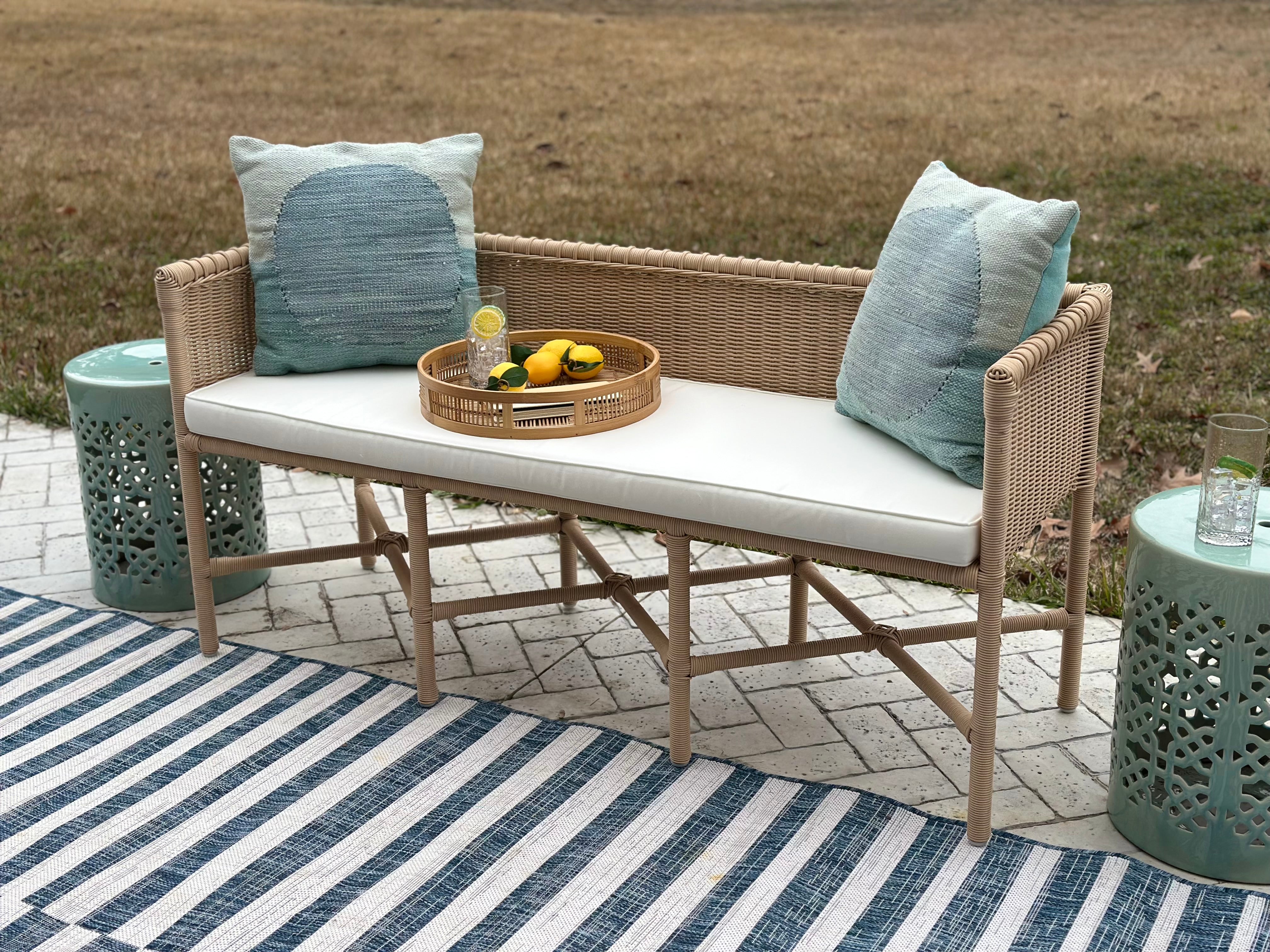 Atlantic Outdoor Bench - Light Dune
