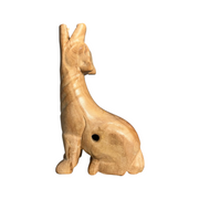 8" Nature Wooden Wolf Musical Whistle Instrument