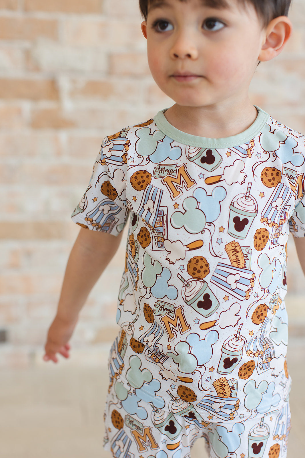 Snacks (green) - Pocket Short Set