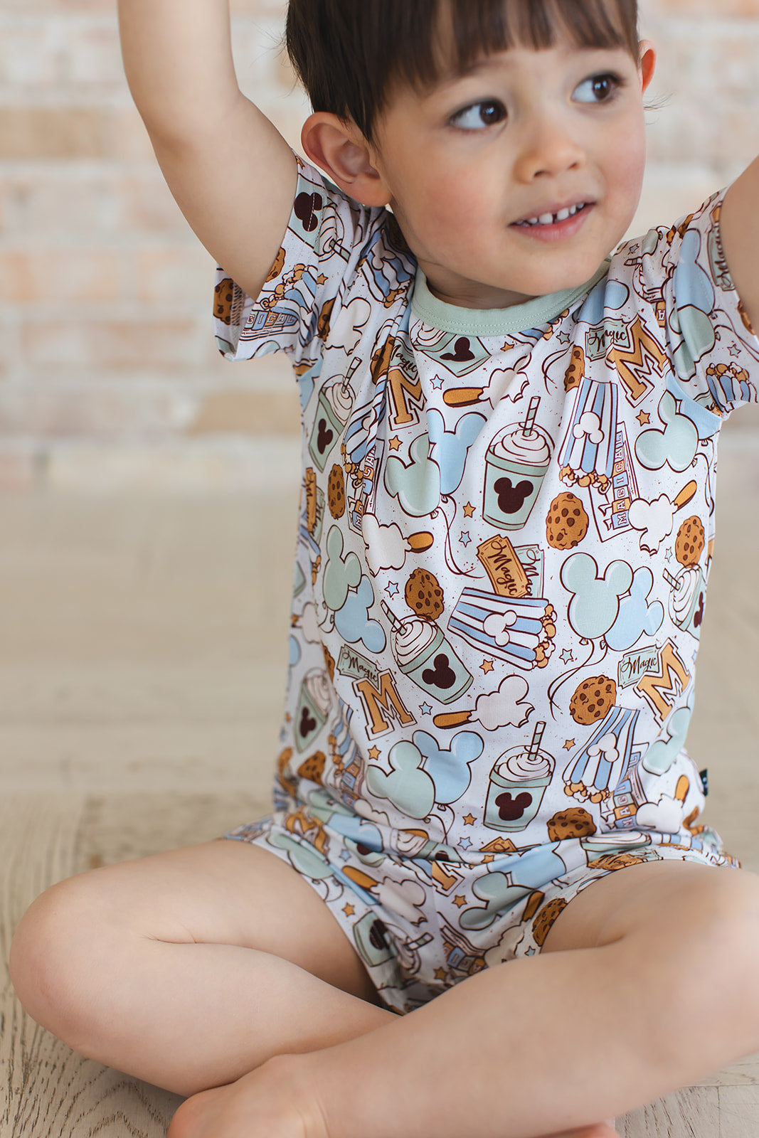 Snacks (green) - Pocket Short Set