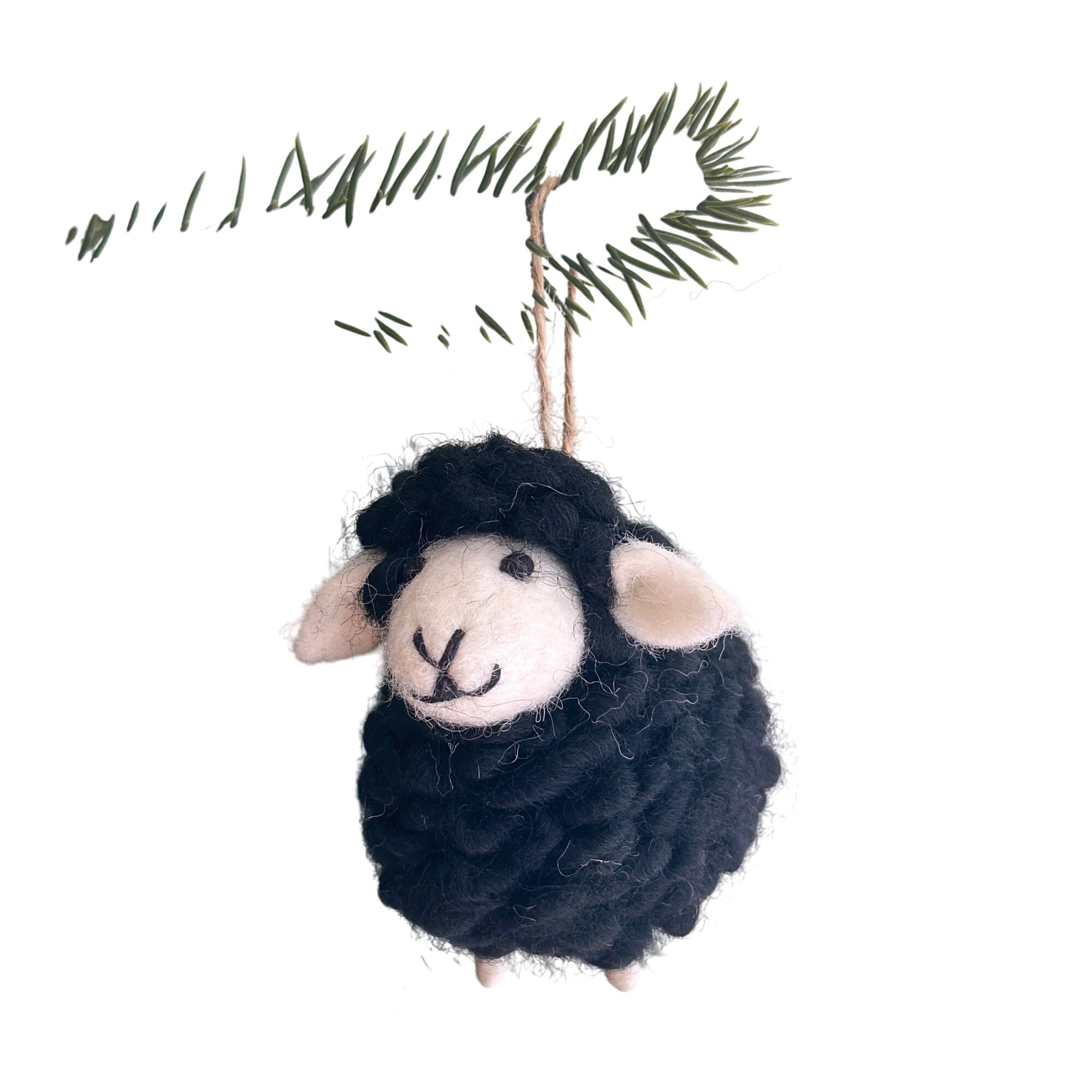 Felt Ornament - Fluffy Sheep