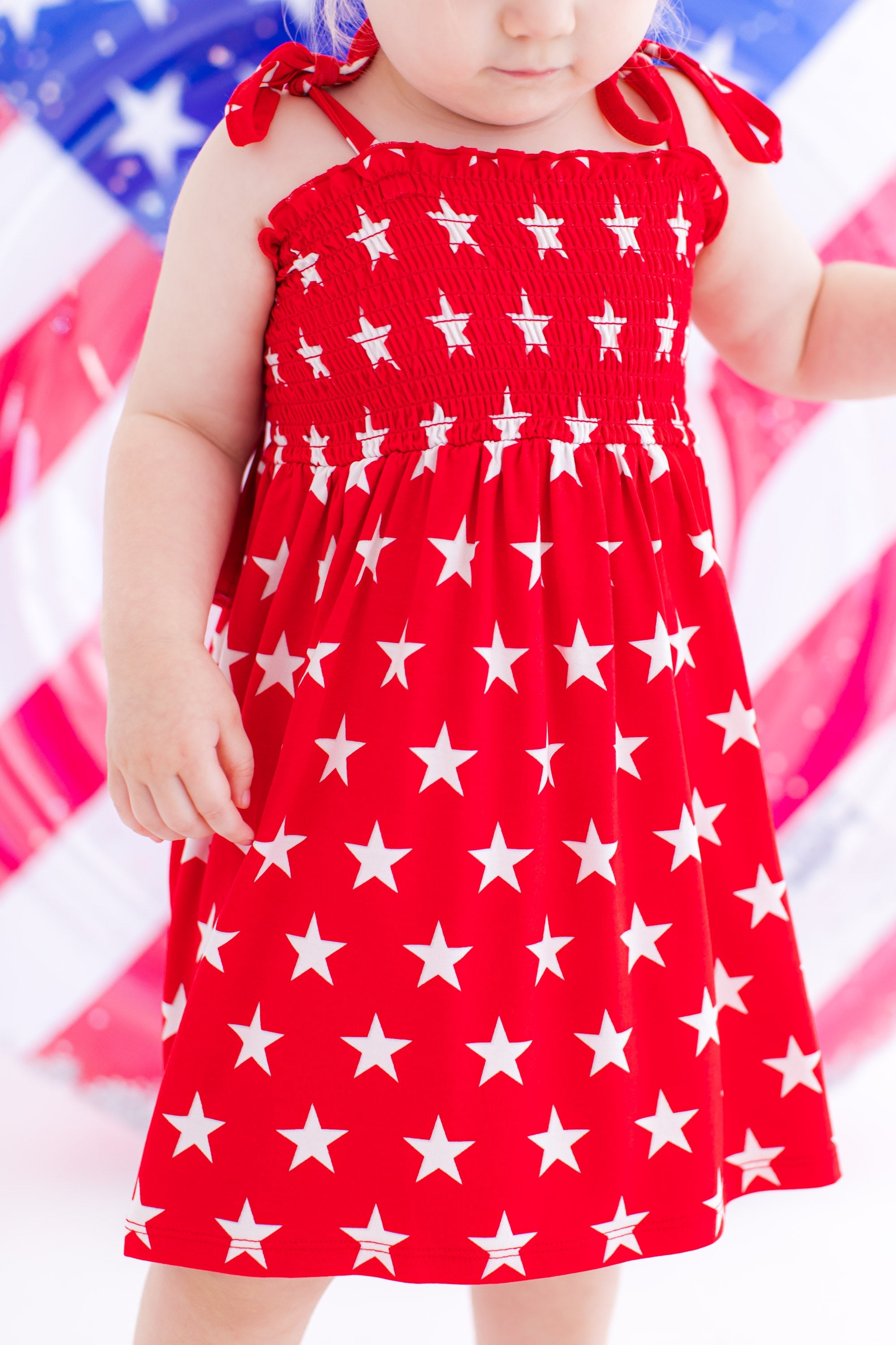 Star Smocked Birdie Dress