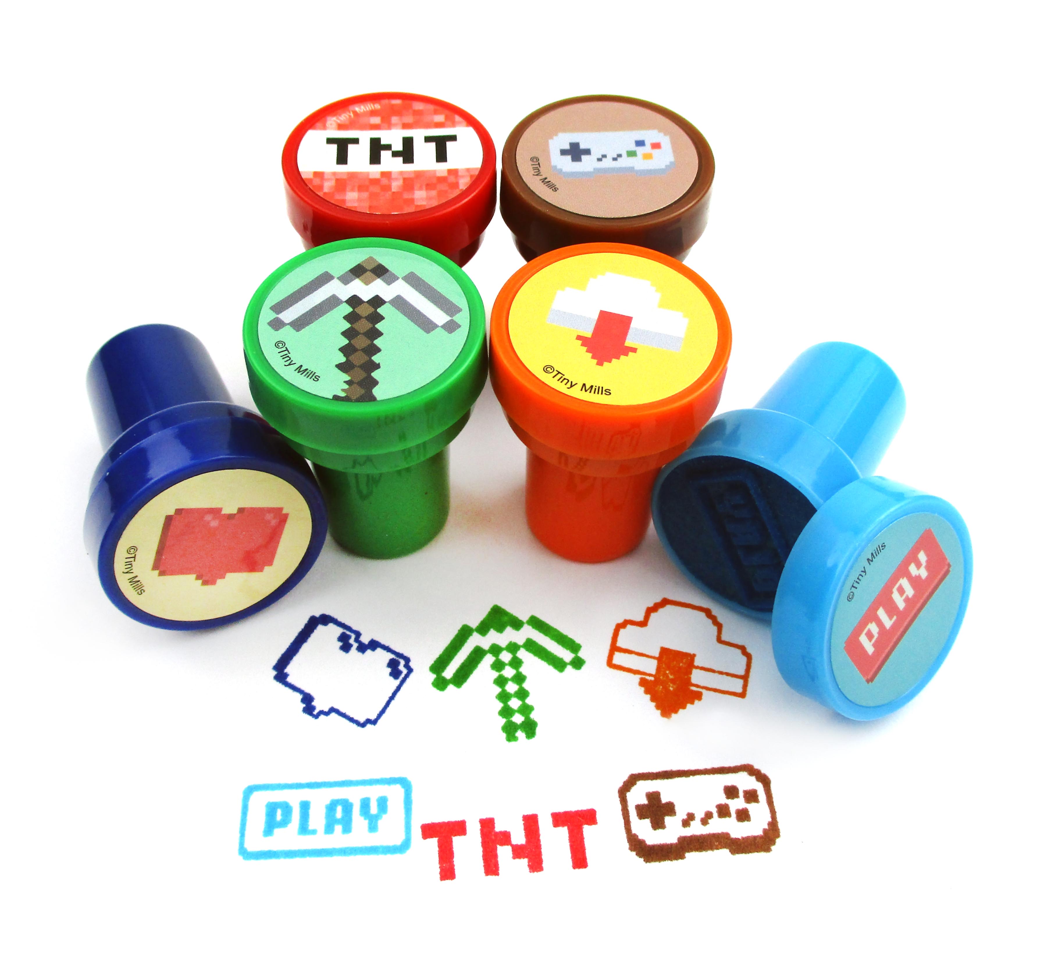 Pixels Miner Themed Party Favor Bundle For 12 Kids
