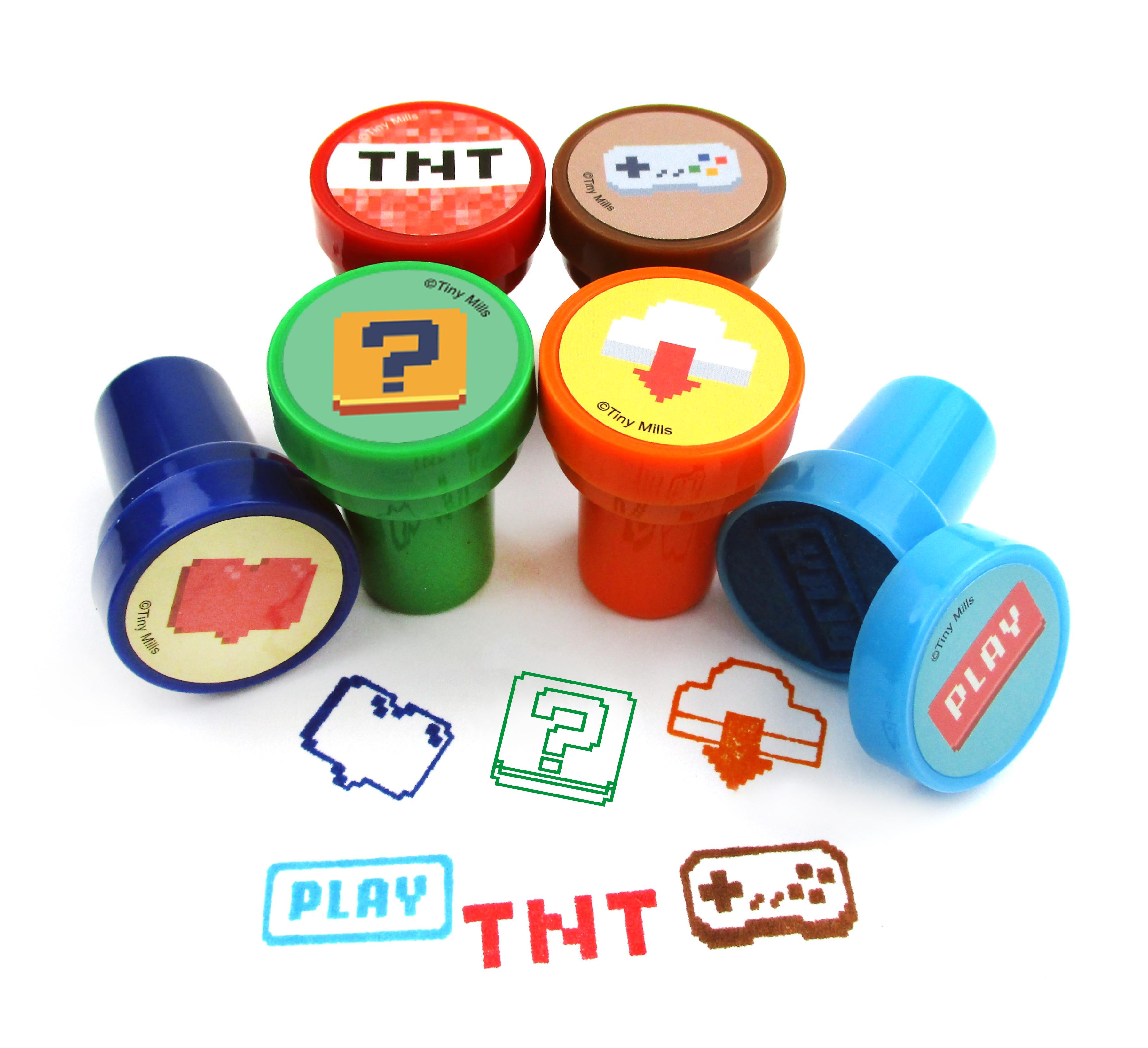 Pixel Miner Stampers For Kids