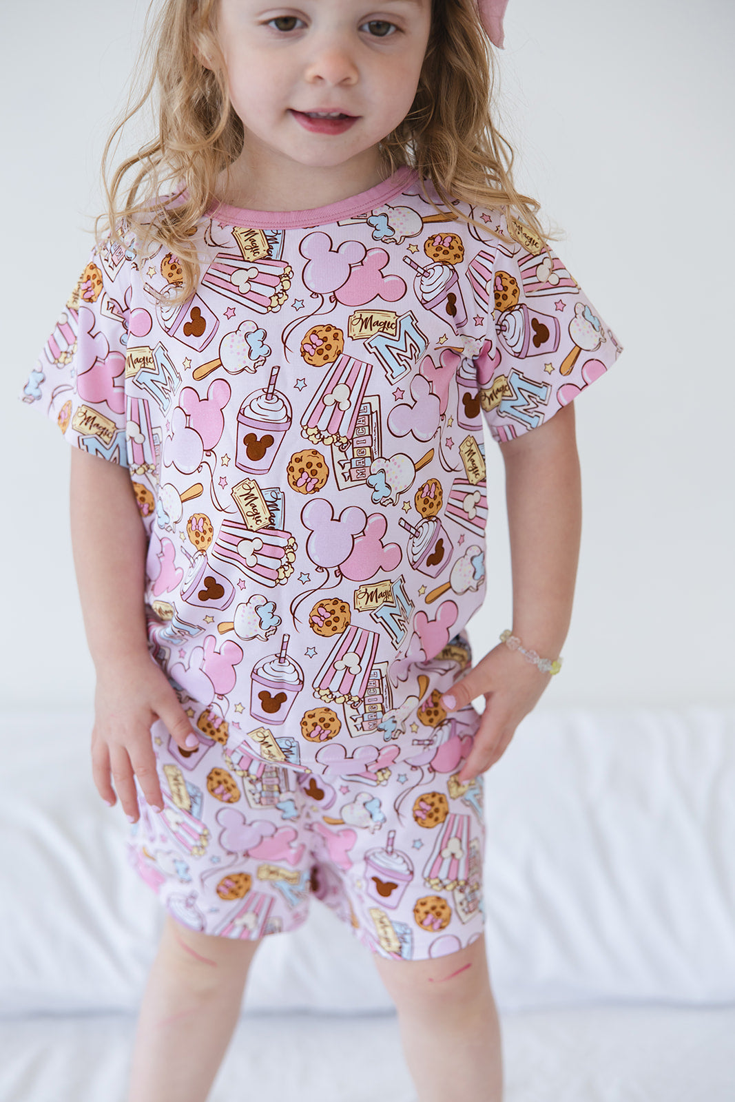 Snacks (pink) - Pocket Short Set