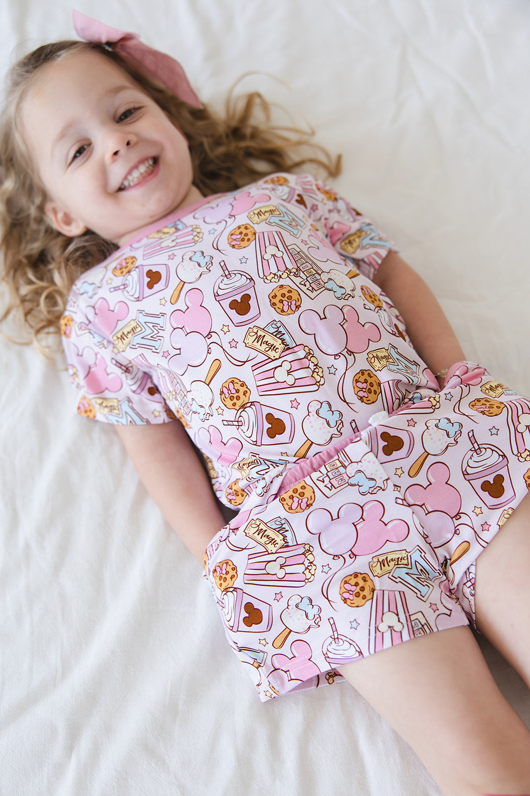 Snacks (pink) - Pocket Short Set