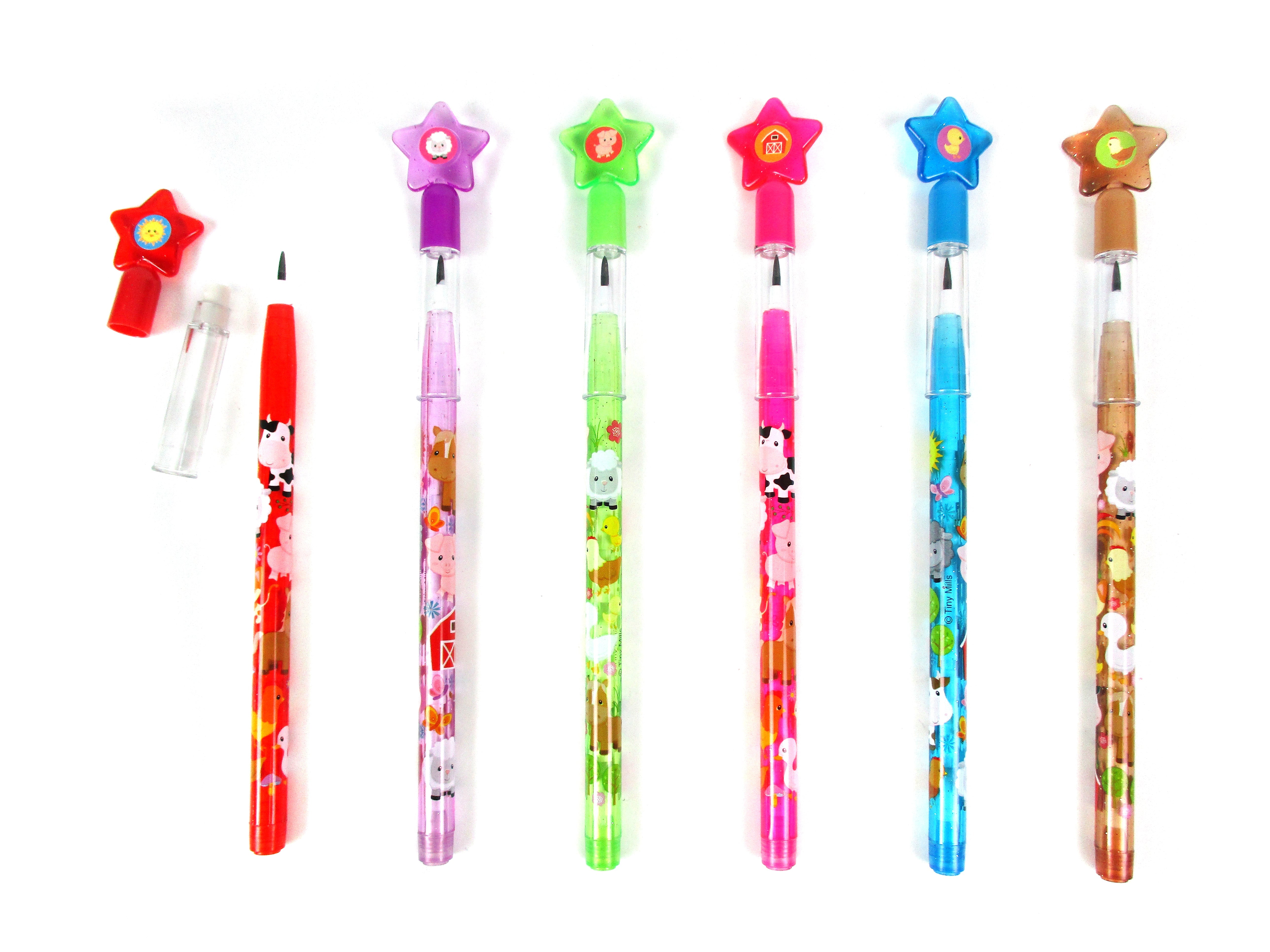 Farm Animals Multi Point Pencils