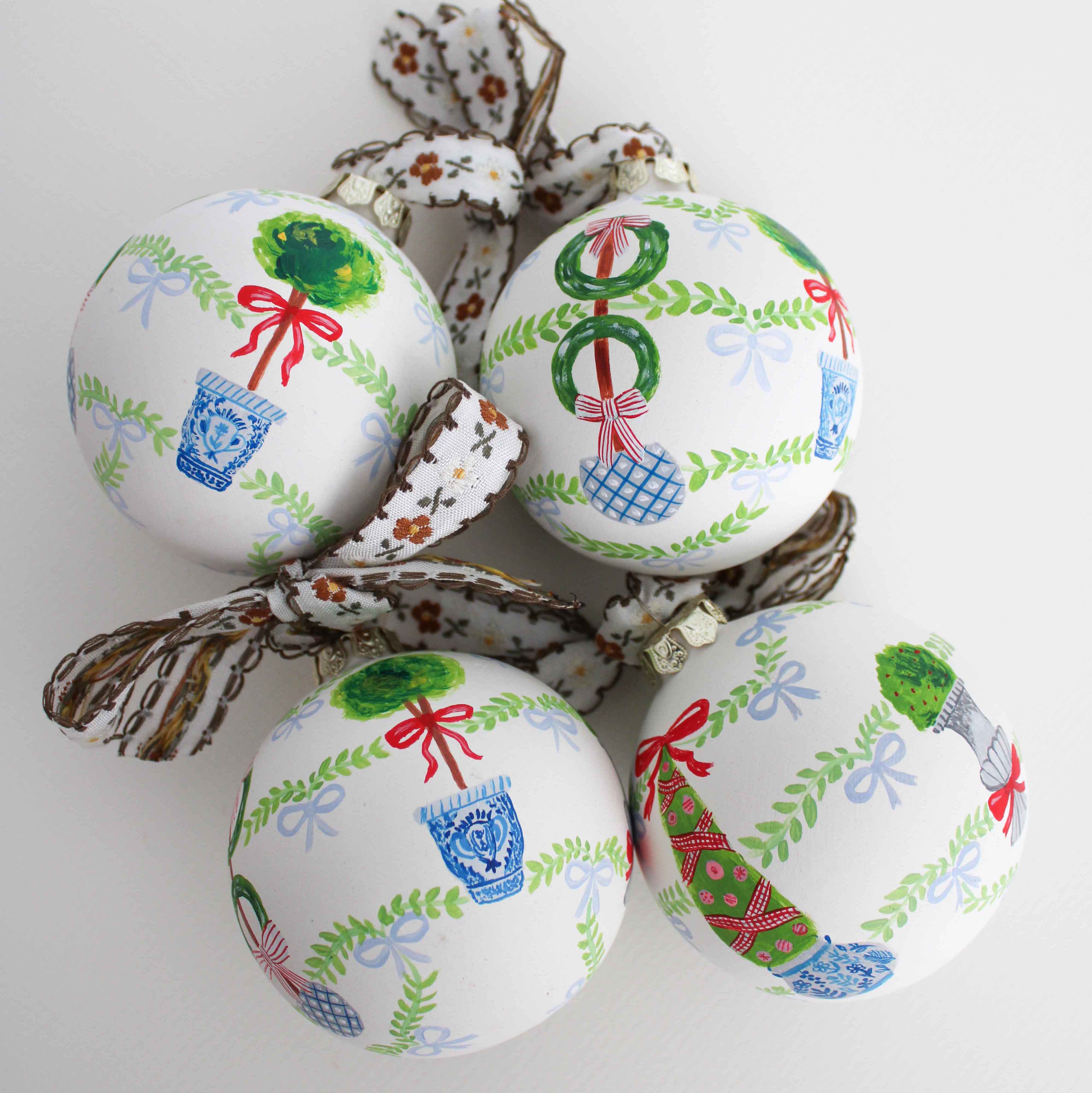 Chinoserie Christmas Ornament