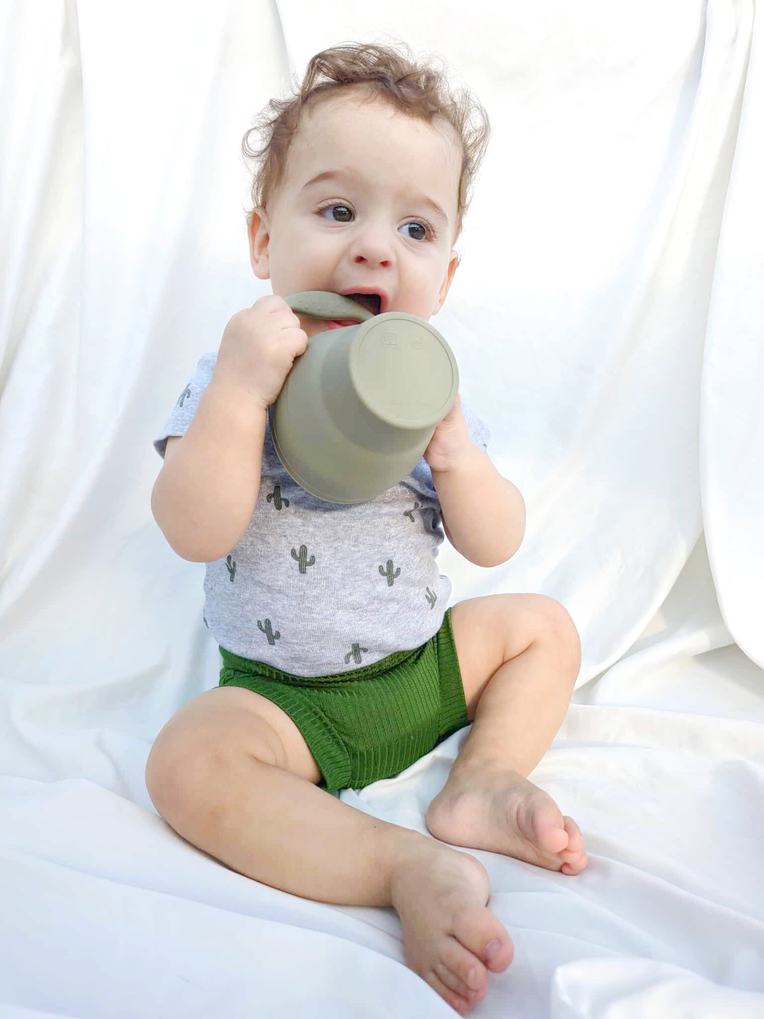 Retro New Born Baby Gift Box With Organic Blanket & Teether