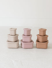 Silicone Bento Box Set/set Of 3