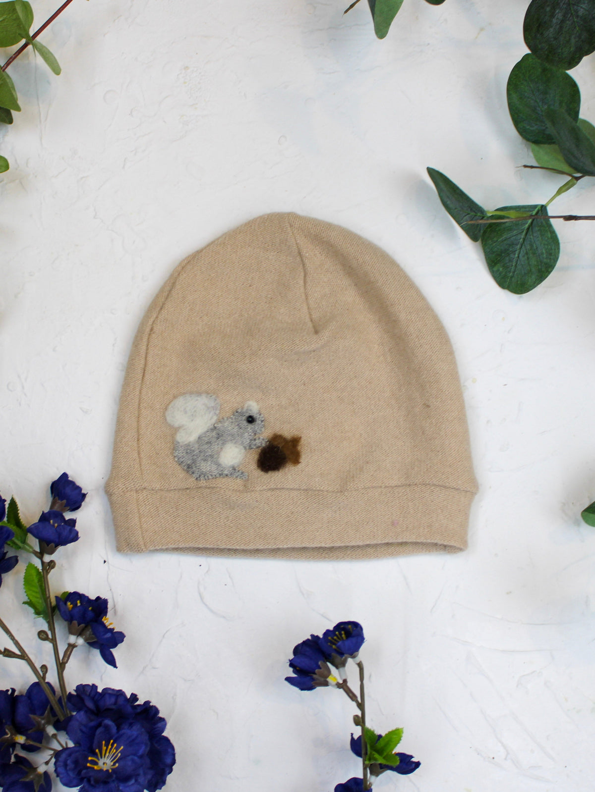 Squirrel Cashmere Hat - Toddler
