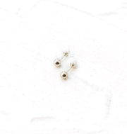 Small White Gold Studs