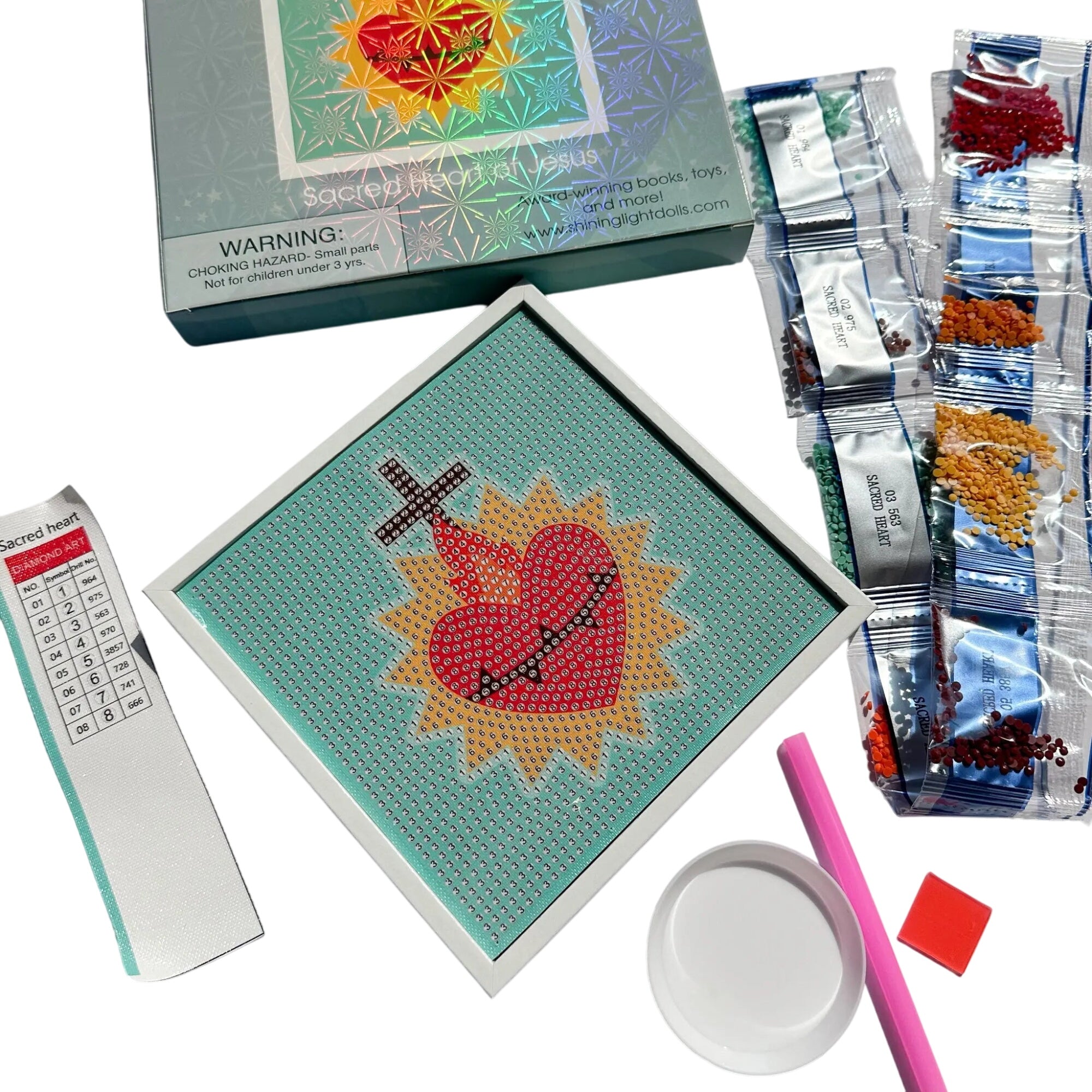 Gem Art Craft Kit Sacred Heart Of Jesus