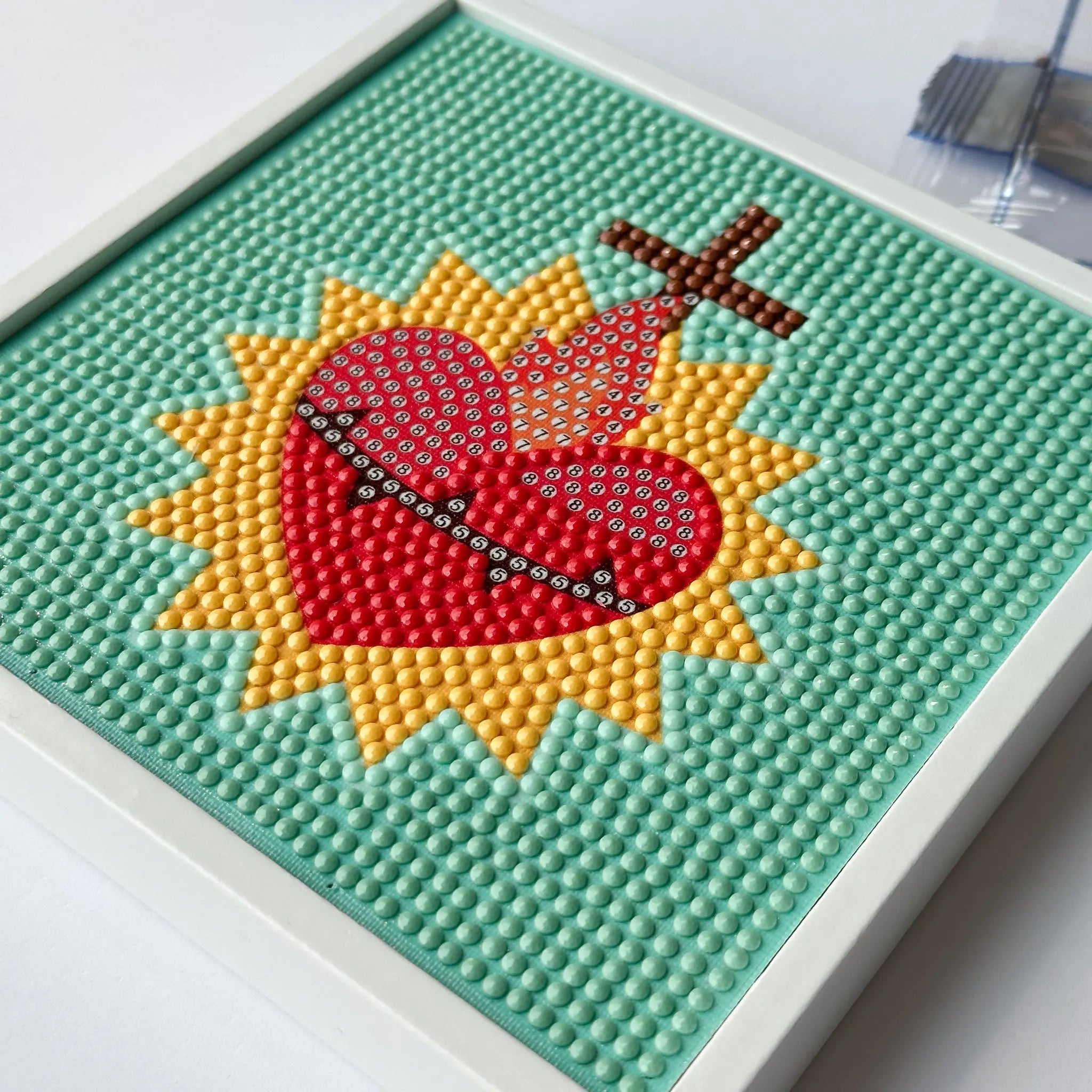 Gem Art Craft Kit Sacred Heart Of Jesus