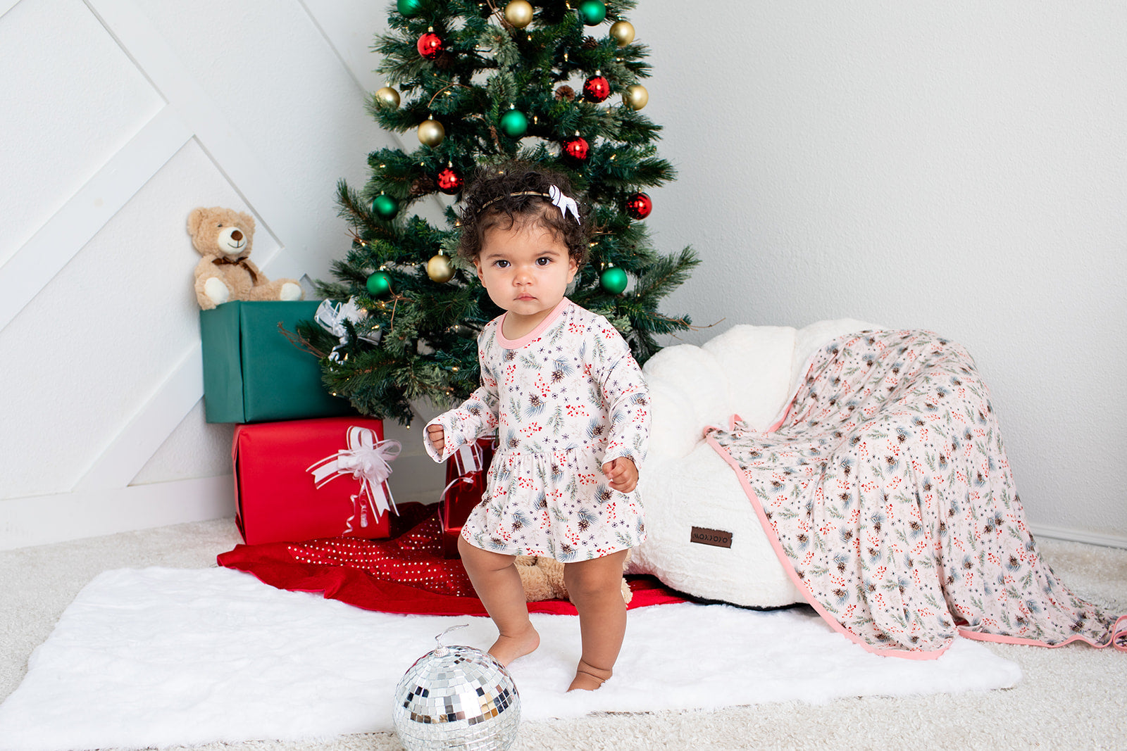 Cozy Pines Bodysuit Dress