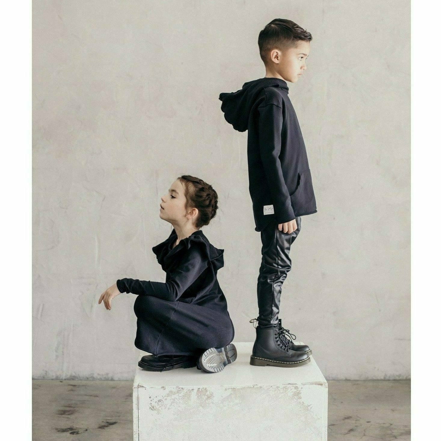 Organic Benji Kids’ Hoodie  Black