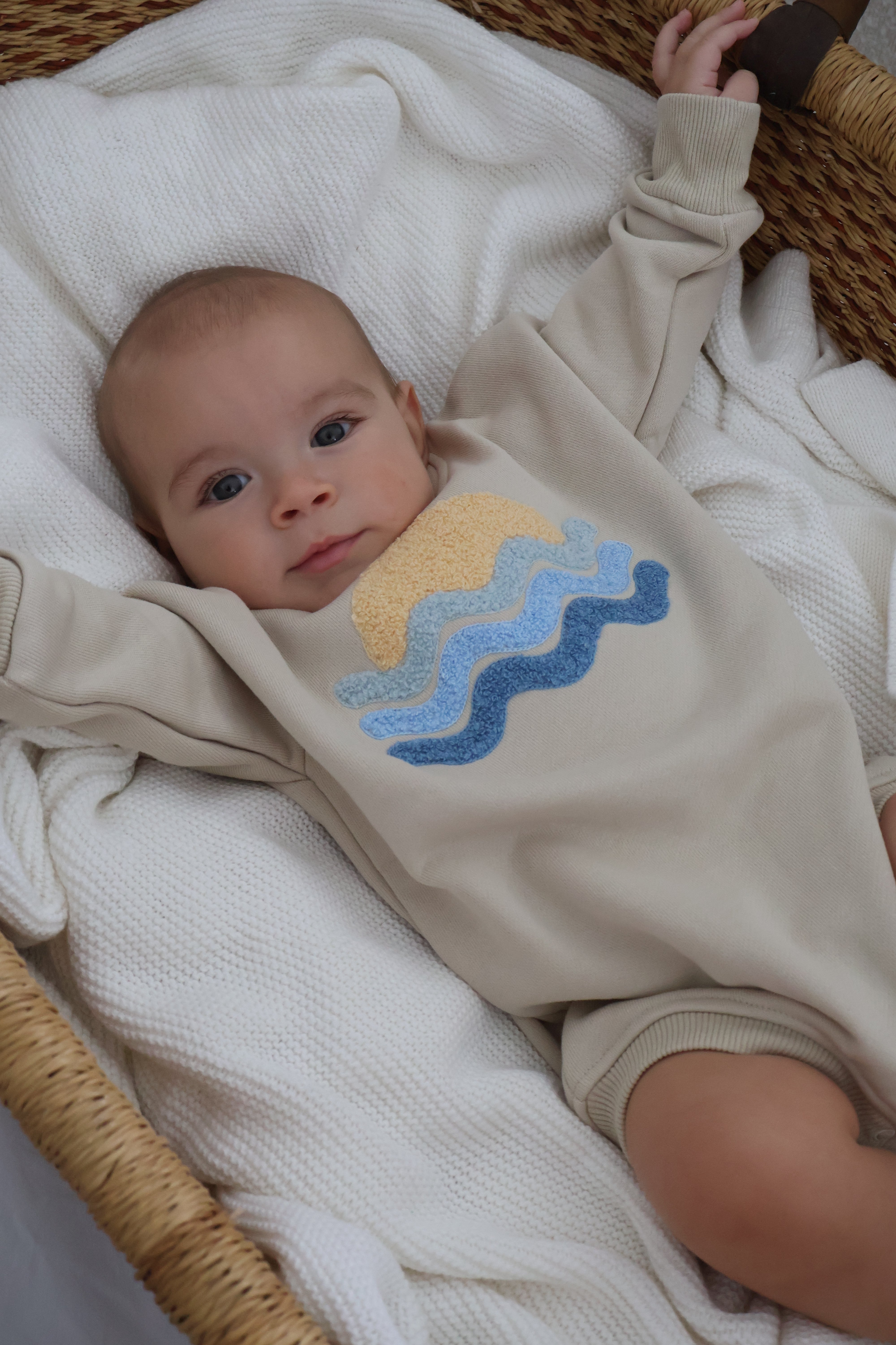 Sunset Bubble Romper