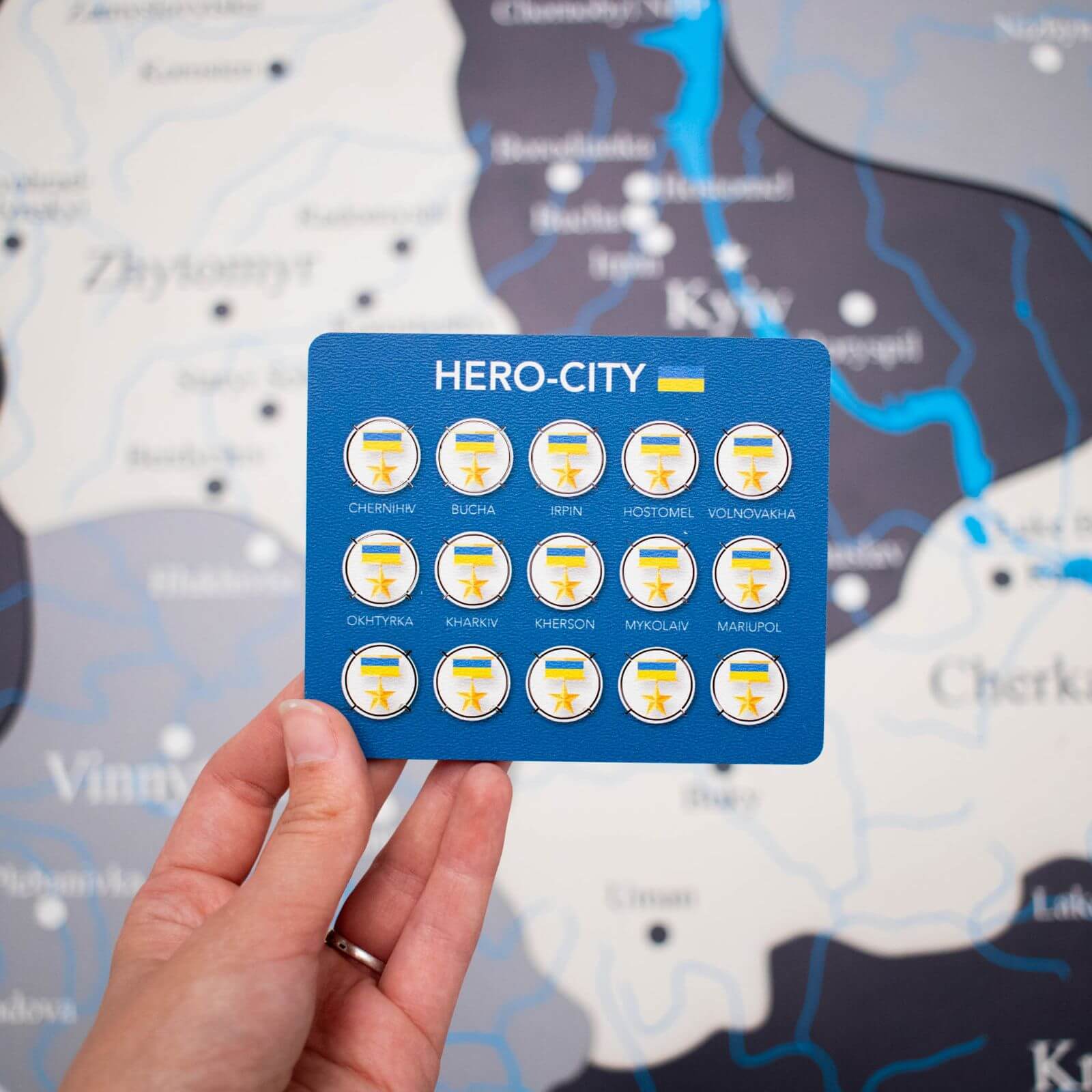 Ua Hero - Cities Pins