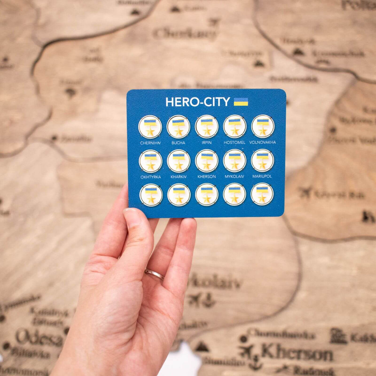 Ua Hero - Cities Pins