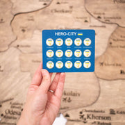 Ua Hero - Cities Pins
