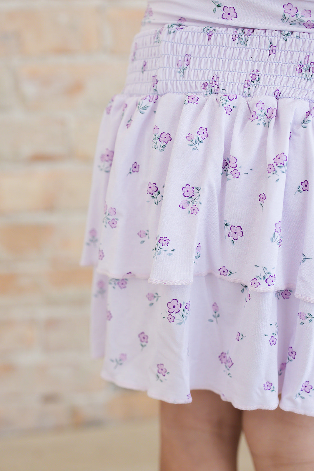 Aisley - Tiered Smocked Skirt